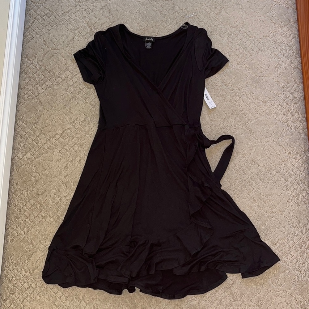 M Justify Wrap Dress Black NEW